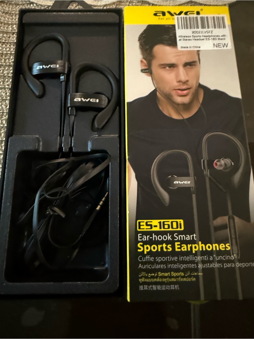Yellow In-Ear Headphones by